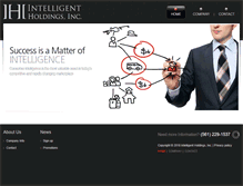 Tablet Screenshot of intelligentholdings.com